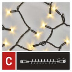 Emos Profi LED spojovací řetěz černý, 5 m, venkovní i vnitřní, teplá bílá
