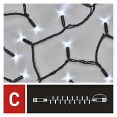 Emos Profi LED spojovací řetěz černý, 10 m, venkovní i vnitřní, studená bílá