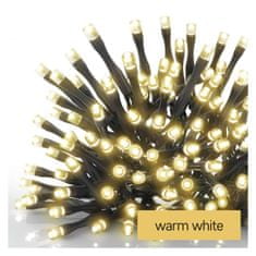 Emos LED vánoční řetěz, 2,8 m, 3x AA, venkovní i vnitřní, teplá bílá, časovač