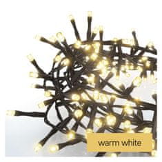 Emos LED vánoční řetěz – ježek, 8 m, venkovní i vnitřní, teplá bílá, časovač