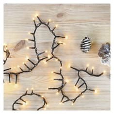 Emos LED vánoční řetěz – ježek, 12 m, venkovní i vnitřní, vintage, časovač