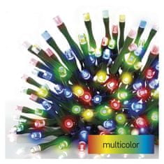 Emos LED vánoční řetěz, 8 m, venkovní i vnitřní, multicolor, časovač