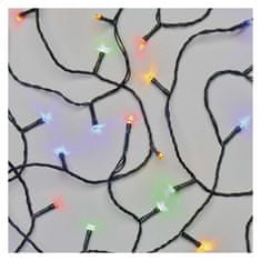 Emos LED vánoční řetěz, 12 m, venkovní i vnitřní, multicolor, časovač