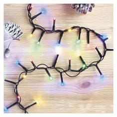 Emos LED vánoční řetěz – ježek, 6 m, venkovní i vnitřní, multicolor, časovač