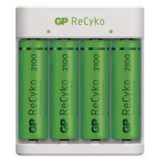 GP Nabíječka baterií GP Eco E411 + 4× AA ReCyko 2100