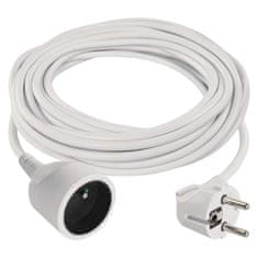 Emos Prodlužovací kabel 10 m / 1 zásuvka / bílý / PVC / 1,5 mm2