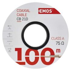 Emos Koaxiální kabel CB21D, 100m