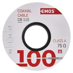 Emos Koaxiální kabel CB115, 100m