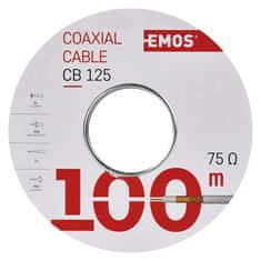 Emos Koaxiální kabel CB125, 100m
