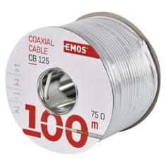 Emos Koaxiální kabel CB125, 100m