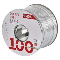 Emos Koaxiální kabel CB130, 100m