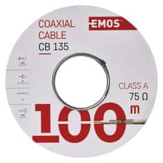 Emos Koaxiální kabel CB135, 100m