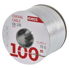 Emos Koaxiální kabel CB135, 100m