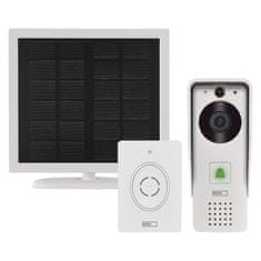 Emos GoSmart Domovní bezdrátový bateriový videozvonek IP-09D s Wi-Fi a solárním panelem