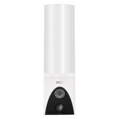 Emos GoSmart Venkovní otočná kamera IP-300 TORCH s Wi-Fi a světlem, bílá