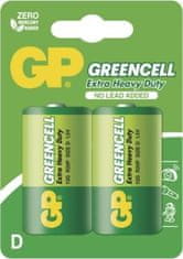 GP Zinková baterie GP Greencell D (R20)