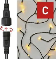 Emos Standard LED spojovací vánoční řetěz, 5 m, venkovní i vnitřní, teplá bílá