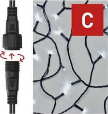 Emos Standard LED spojovací vánoční řetěz, 5 m, venkovní i vnitřní, studená bílá