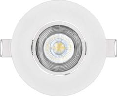 Emos LED bodové svítidlo SIMMI bílé, kruh 5W neutrální bílá