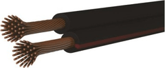 Emos Dvojlinka nestíněná 2x0,75mm černo/rudá, 100m