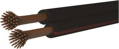 Emos Dvojlinka nestíněná 2x1,0mm černo-rudá, 100m