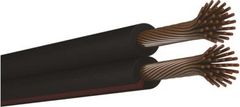 Emos Dvojlinka nestíněná 2x0,75mm černo/rudá, 100m