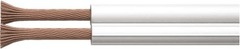Emos Dvojlinka nestíněná 2x1,0mm bílá, 100m