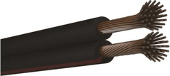 Emos Dvojlinka ECO 2x1,0mm, černo/rudá, 100m