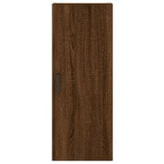 Greatstore Skříň highboard hnědý dub 34,5 x 34 x 180 cm kompozitní dřevo