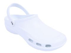 sarcia.eu Bílé zdravotní sanitární pantofle značky LEMIGO 47 EU