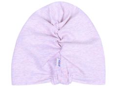 sarcia.eu Růžový melanžový klobouk s volánky a uzlem Uniwersalny
