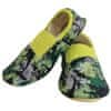 Textilní pantofle zelené Dino, 24