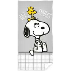 Carbotex Plážová osuška Snoopy a Woodstock - All smiles