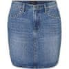 Dámská sukně VMRICHIE 10297407 Medium Blue Denim (Velikost L)