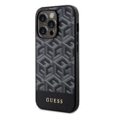 Guess G-Cube kryt s MagSafe pro iPhone 13 Pro Max Černá
