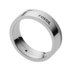 Fossil Elegantní pánský prsten z oceli JF03997040 (Obvod 60 mm)