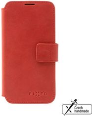FIXED Kožené pouzdro typu kniha ProFit pro Apple iPhone 15 FIXPFIT2-1200-RD, červené