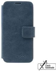 FIXED Kožené pouzdro typu kniha ProFit pro Apple iPhone 15 Plus FIXPFIT2-1201-BL, modré