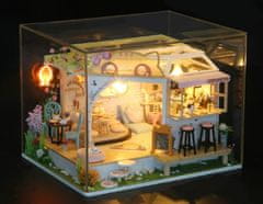 Dvěděti 2Kids Toys miniatura domečku Kočičí kavárna se zahrádkou