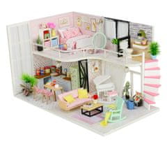 Dvěděti 2Kids Toys miniatura domečku Dům Anniny růžové melodie