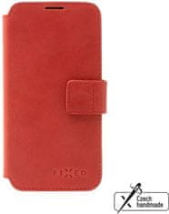 FIXED Kožené pouzdro typu kniha ProFit pro Apple iPhone 15 Pro FIXPFIT2-1202-RD, červené