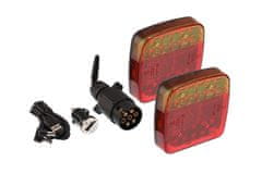 Carmotion Sada bezdrátových magnetických LED světel, vysílač 7-pin, Carmotion