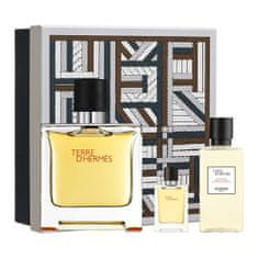 Hermès Terre D´ Hermes - parfém 75 ml + sprchový gel 40 ml + parfém 5 ml