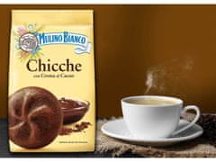sarcia.eu MULINO BIANCO Chicche- Křehké pečivo, čokoládové sušenky s kakaovým krémem 200g 3 balení