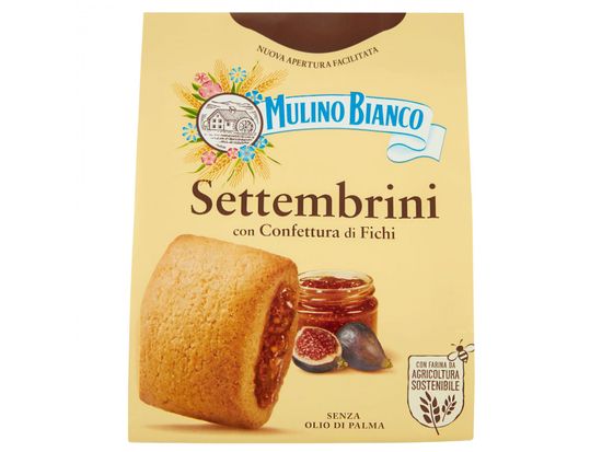 sarcia.eu MULINO BIANCO Settembrini -Italské křehké sušenky s fíkovou marmeládou 300g