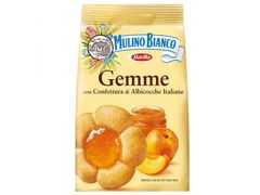 sarcia.eu MULINO BIANCO Gemme- Křehké sušenky s meruňkovou náplní 200g 1 balení
