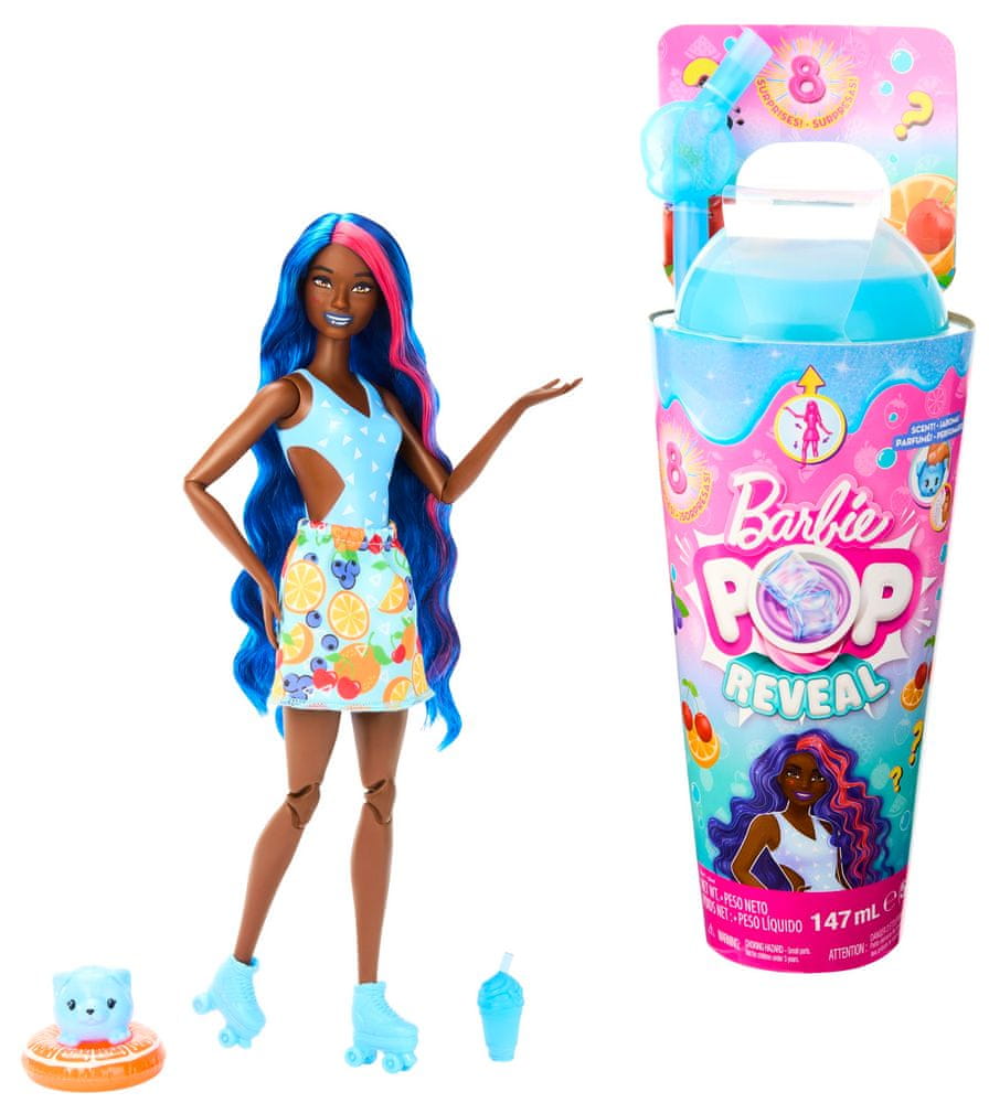Levně Mattel Barbie Pop Reveal šťavnaté ovoce - ovocný punč HNW40