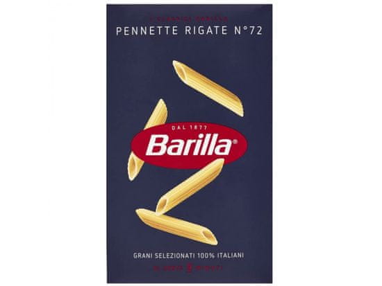 Barilla BARILLA Penne Rigate -Italské trubkové těstoviny, těstoviny penne 500g