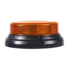 Stualarm LED maják, 12-24V, 32x0,5W oranžový, magnet, ECE R65 R10 (wl311m)