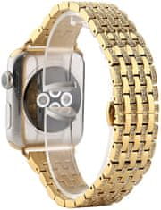 4wrist Ocelový tah pro Apple Watch 38/40/41 mm - Gold